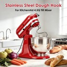 4 5-5qt Stainless Steel Spiral Dough Hook For Kitchenaid