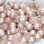 100x Latex Balloons Pearl Helium Plain Balloon Birthday Wedding Party Glitter Uk