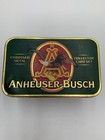 Anheuser-busch Budweiser Classic Playing Cards In Tin Box Gold Cards