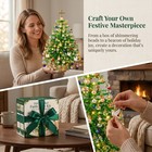 Diy Beaded Christmas Tree Kit With Lights  3d Crystal Craft For Adults