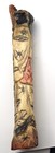 Asian Hand Carved Stained Bone Bovine Empress Elongated Figure 9    No Stand Vtg 