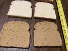 Nasco Replica Fake Food Bread Slices  Wheat  White  Whole  Spread Realistic