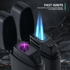 2 Pack Lighter  Torch - Electric Lighter Plasma Arc Flameless  Usb Rechargeable 