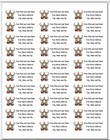 150 Christmas Reindeer Mailing Return Address Labels Personalized