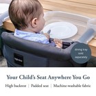 Portable Baby High Chair Inglesina Fast Table Black Babies Toddlers Collapsible