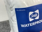 Sealy White Waterproof Crib Mattress Pad Cover 2 Pack Fitted New