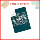 Foco Nfl Micro Raschel Plush Throw Blanket  Stripe Logo 45 X 60  Philadelphia Ea