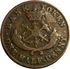 1852 Bank Of Upper Canada One Half Penny Token  02310 