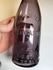 Antique Engle Lancaster Pennsylvania Amethyst Purple Bottle Blobtop Blob Top