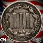 1865 3 Cent Nickel Piece A0870