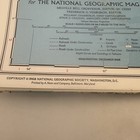 Lot Of 9 Vintage National Geographic Foldout Maps Various - 1960-1990