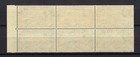 Gibraltar Stamp Block Of 6 Sc 108a Sg 122 1d Kgvi Rock Of Gibraltar 1938 Mnh