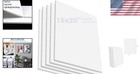 Versatile Pack Of 10 White Foam Boards - 16x20 And 1 8  Thick For Art Projects