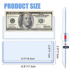 32 Pack Dollar Bill Sleeves  6 8  X 2 9  Banknotes Top-insert Holders  Hard   