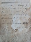 Antique 1868 Deed  skyler County New York