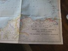 Antique Mexico  Central America  West Indies Map National Geographic 1934