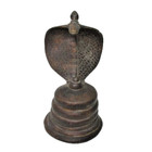 Shiva Lingam Bronze Brass Metal Statue Snake Antique Indian India Vintage Gyuh