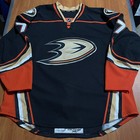 Game Worn Andrew Cogliano Anaheim Ducks 2014-15 Nhl Jersey Used Black Home 56