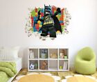 Batman - 3d Smashed Wall Effect - Wall Decal For Nursery  Bedroom Decoration