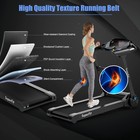 Superfit 2 25hp Folding Treadmill Running Machine W app Control Heart Rate