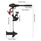 Thrust Electric Trolling Motor Saltwater Trolling Boat Motors For Kayak 12v 40lb