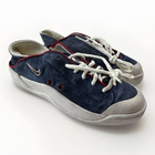 Vintage Nike Canvas Shoe 181016-461 Blue White 90s 00s 2000 Women Sz 6 5 Sneaker
