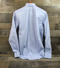 Ralph Lauren Black Label Dress Shirt Mens 15 5 Blue Striped Spread Italy Button