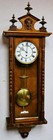 Rare Antique German 8 Day Mahogany Vienna Regulator Timepiece Wall Clock
