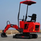 2025new Mini Excavator 1 Ton 13 5hp Mini Crawler Trench Excavator For Sale