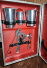 Trav-l-bar Travel Barware Cocktail Set With Bar Tools Vintage