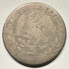 1828-eomo Lf Estado De Mexico 1 Real Silver Tlalpan Rare Mint Rev Scratch