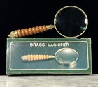 Vintage Brass And Wood 3    Magnifying Glass