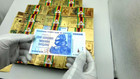 100pcs box Zimbabwe Silver Foil Banknotes 100 Trillion Dollars For Collection