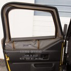 Jeep Tj Wrangler Upper Door Skins For 97-06 Sold In Pairs  Black Twill