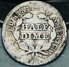 1854 O Seated Liberty Half Dime 5c Arrows Ungraded Us Silver Coin Cc24377