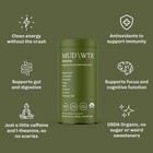 Mudwtr Mushroom Matcha Powder 3 000mg Of Adaptogenic Mushrooms   30 Servings