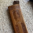 Vintage Wwii Legitimus Collins   Co Machete No  128 With Original Leather Sheath