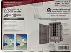 Emergen Manual Transfer Switch Kit W 50a Inlet Box   25  Cord 10-12kg2kit  ob 