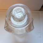 Vtg Glass Apothecary Pharmacy Clear Jar bottle White Label 800 Ml