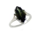 19thc Antique 2  ct Green Tourmaline ring  Medieval Shaman Mystic Meditation Gem