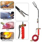 Portable Propane Torch Weed Burner Ice Snow Melter Outdoor Flame Thrower W  Hose