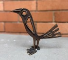 Vintage Mcm Abstract Brass Bird Sculpture Figure Mid Century Modern Percz Janos 