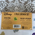 Disney Halloween 3 Piece Kitchen Set-dish Towel  Pot Holder   Oven Mitt Nwt