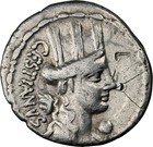 Roman Republic   M  Plaetorius M f  Cestianus  ca  67 57  Denarius - Ngc Ch Fine