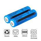 2pcs set 18650 Lithium Battery Rechargeable 3 7v Li-ion For Torch Headlight Us