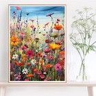 Hitirecovi Wild Flowers Paint By Numbers Kits For Adults flower Paint By Numb   