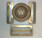Ww2 Imperial Japanese Army Military Dress Belt Buckle Officer Style Ija Ijn Rare