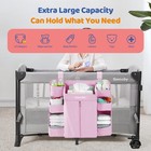 Diaper Organizer For Changing Table And Crib - Nursery Diaper Stacker Hanging   