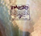 Paiste 2002 16 Inch Crash Cymbal  1 111 Grams  Mint  Video Demo 