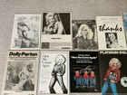 Dolly Parton 1975 - 1985 Vintage Media Print   Promo Poster Type Ad Large Lot